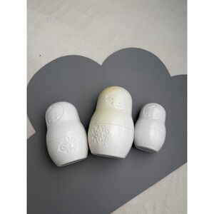 FRED M-CUPS Matryoshkas Measuring Cups Russian Nesting Doll Style, All White